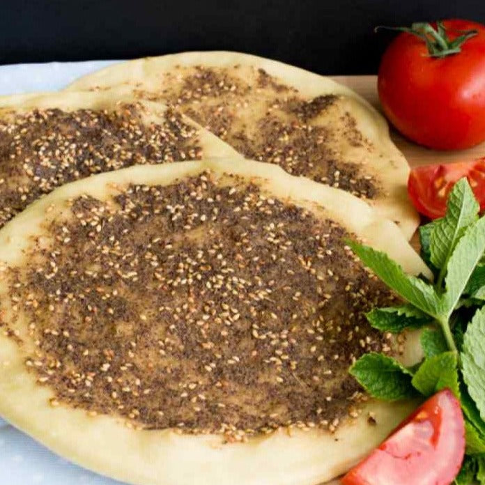 2 x Zaatar Medium Manakesh - مناقيش زعتر حجم متوسط