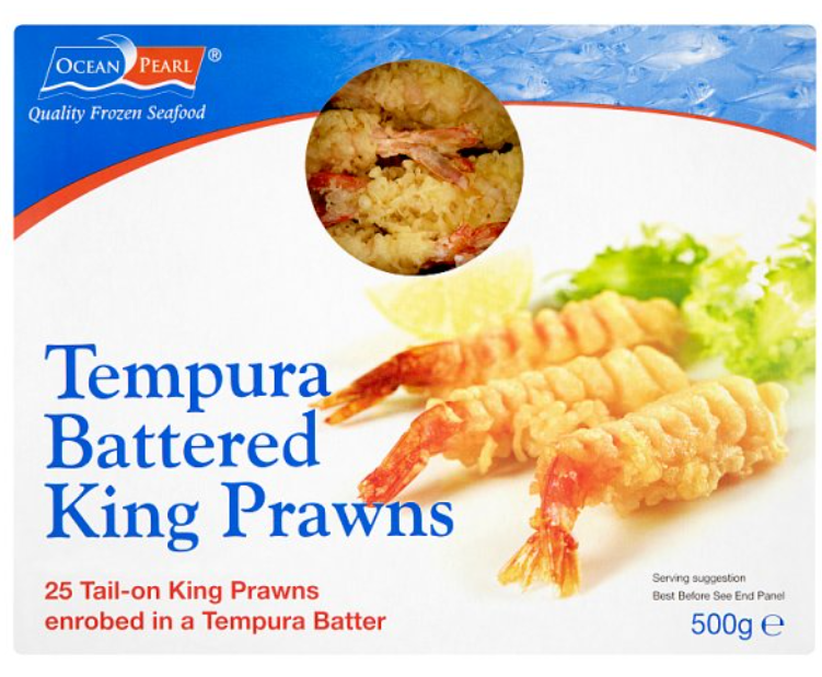 Tempura Battered King Prawns 500g (25 Pieces) - روبيان تمبورا